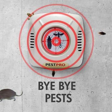 Ultrasonic Repellent Machine (Pack of 2)